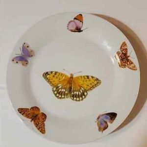 Trisa Butterfly 7 5/8” Salad Plates Set of 3